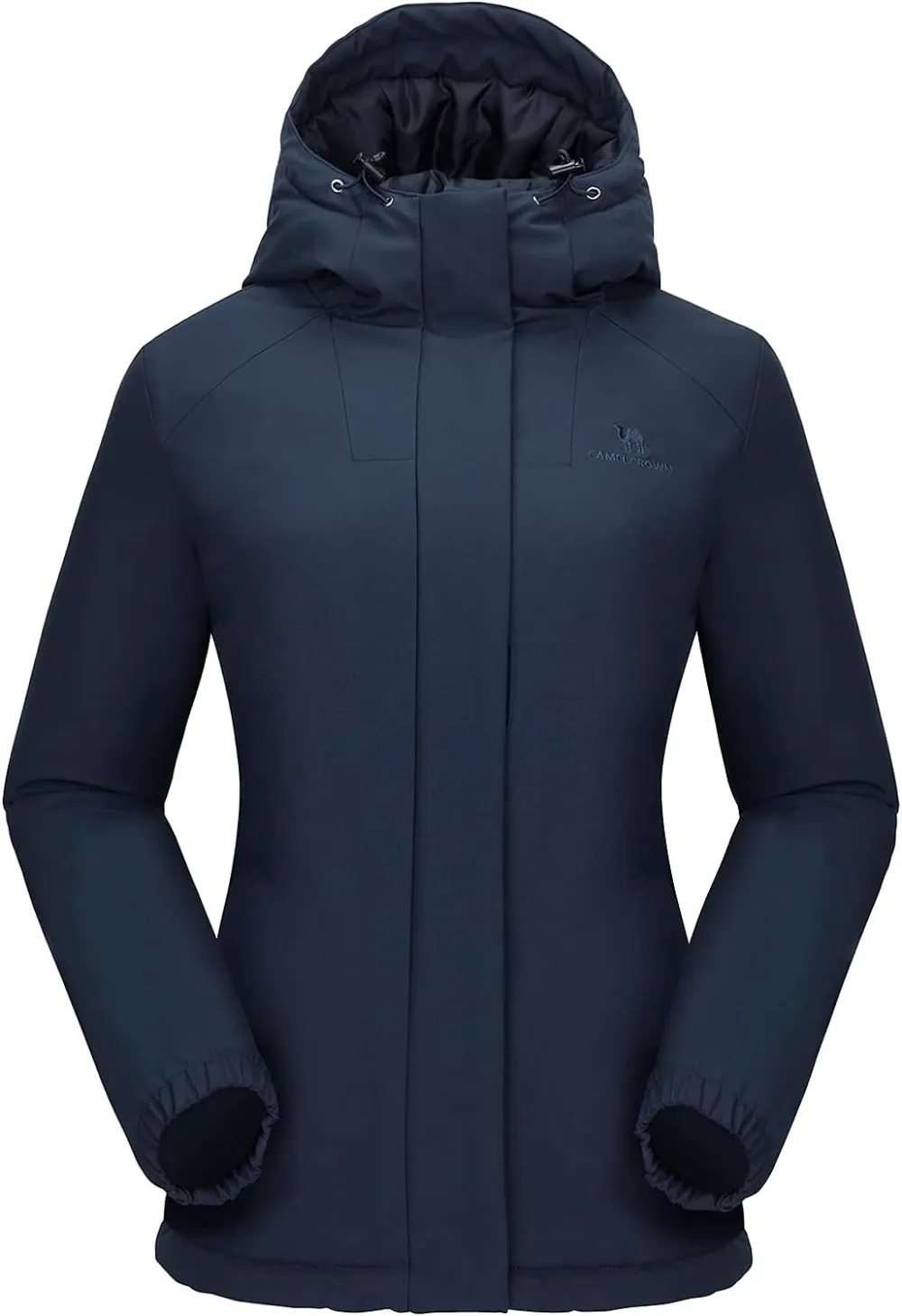 Women's Waterproof Mountain Ski Snow Jacket with Fleece Outdoor Windproof Raincoat Hooded for Fall and Winter