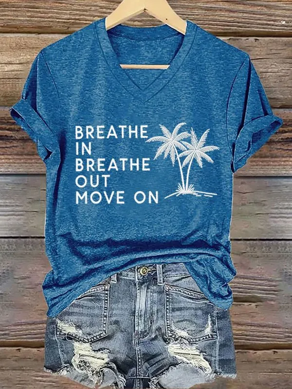 Women's Retro If We Weren'T All Crazy We Would Just Go Insane Print T-Shirt