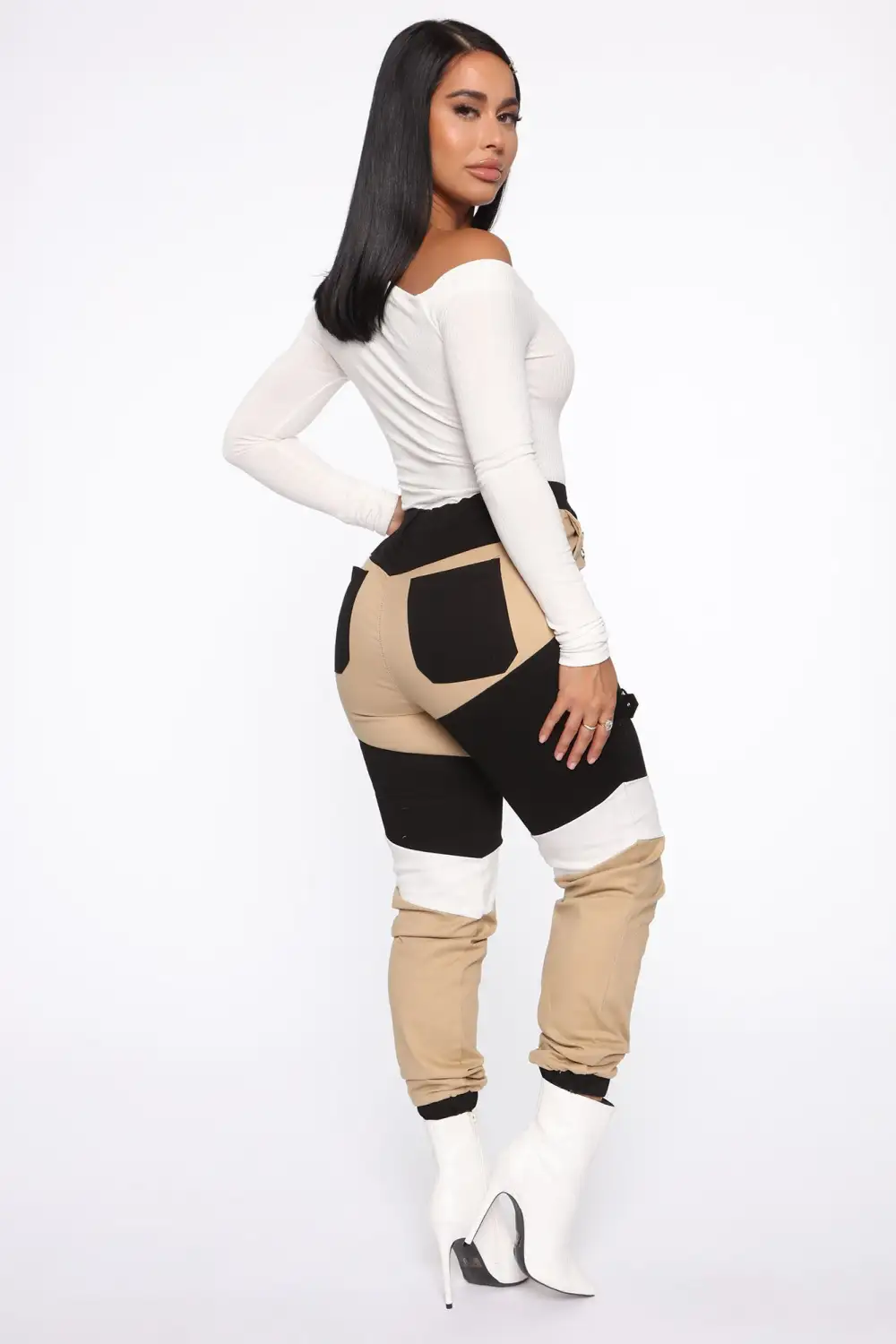 Carla One Shoulder Bodysuit - Ivory