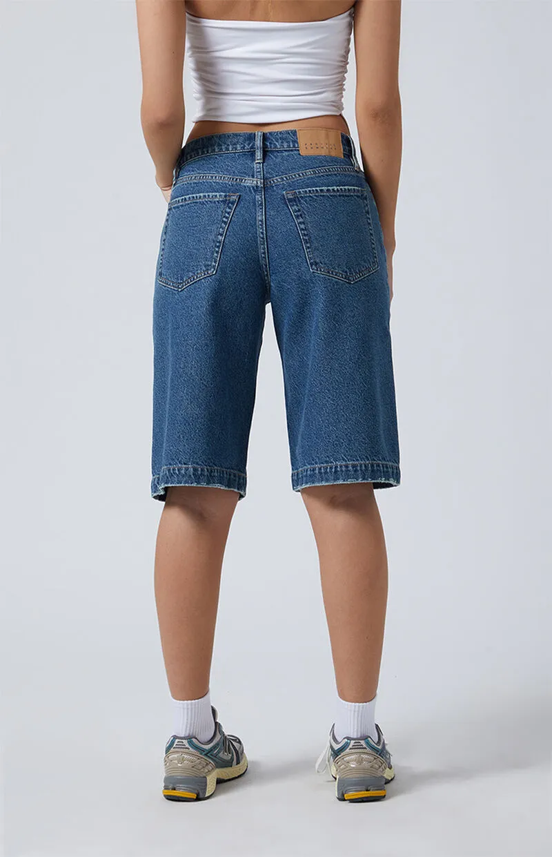 PacSun Dark Indigo Extreme Denim Jorts