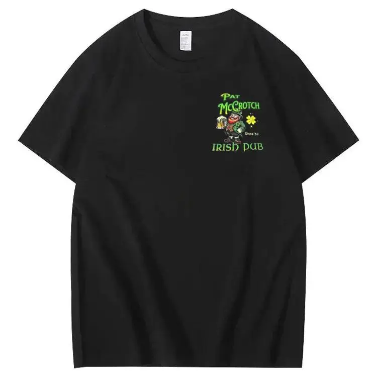 St.Patrick's Day Print Pattern Crew Neck T-Shirt