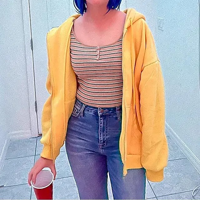 Hooded Drawstring Women's Jacket Long Sleeve Hooded Sweatshirt Athletic Warm Casual Breathable Moisture Wicking Running Sports Training Hiking Sportswear