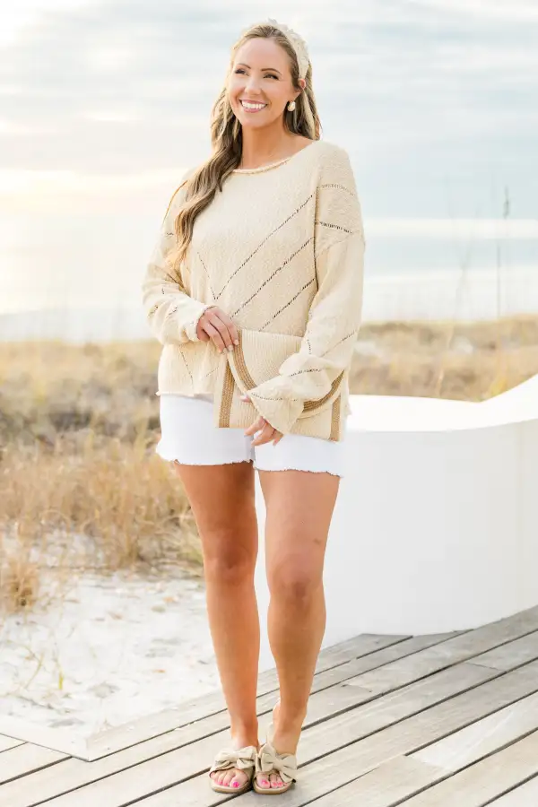 As Simple As That Top, Cream