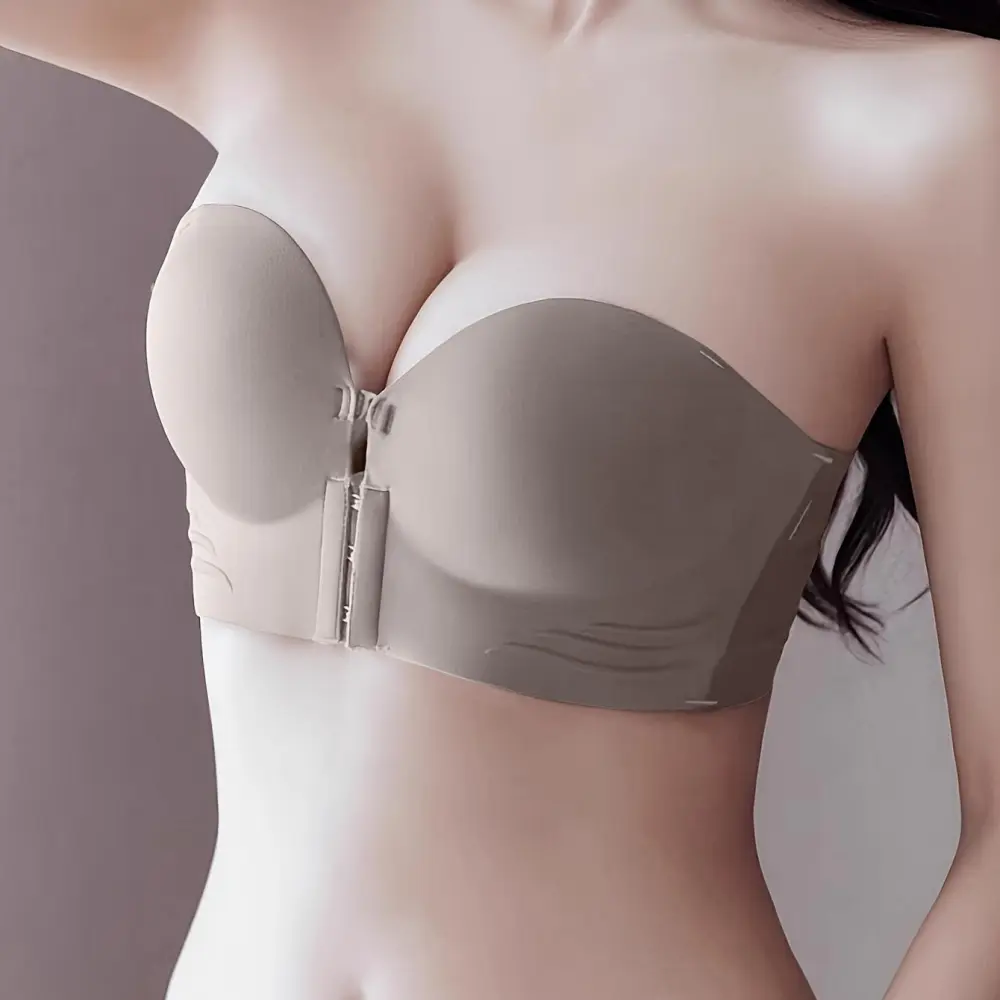 Women's Slip-Resistant Sports Bra Without Shoulder Straps