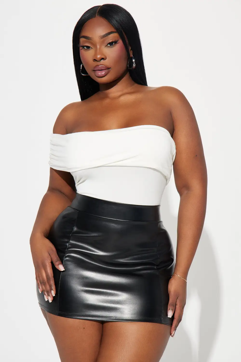 Robin One Shoulder Top - White