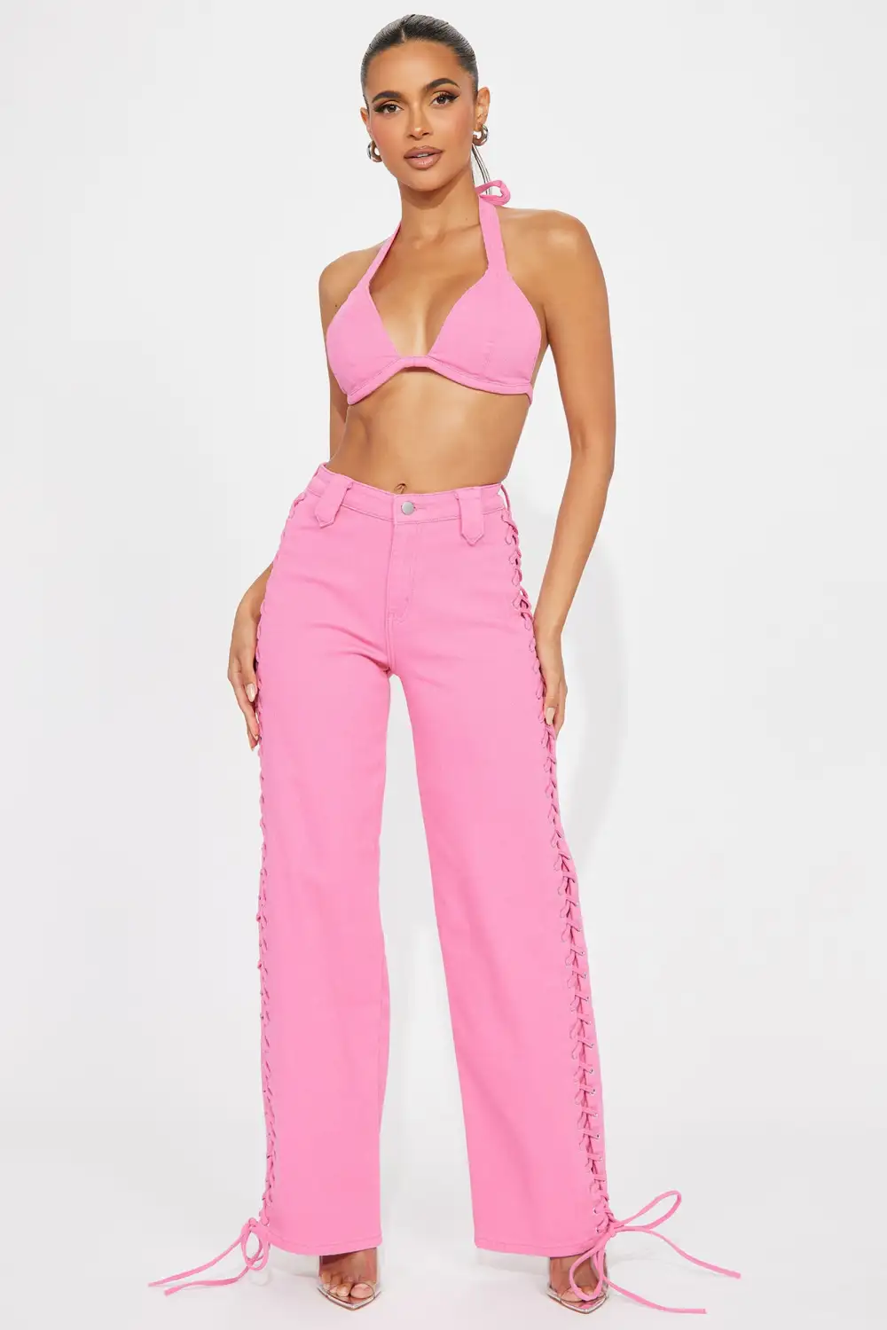 True Chemistry Pant Set - Pink