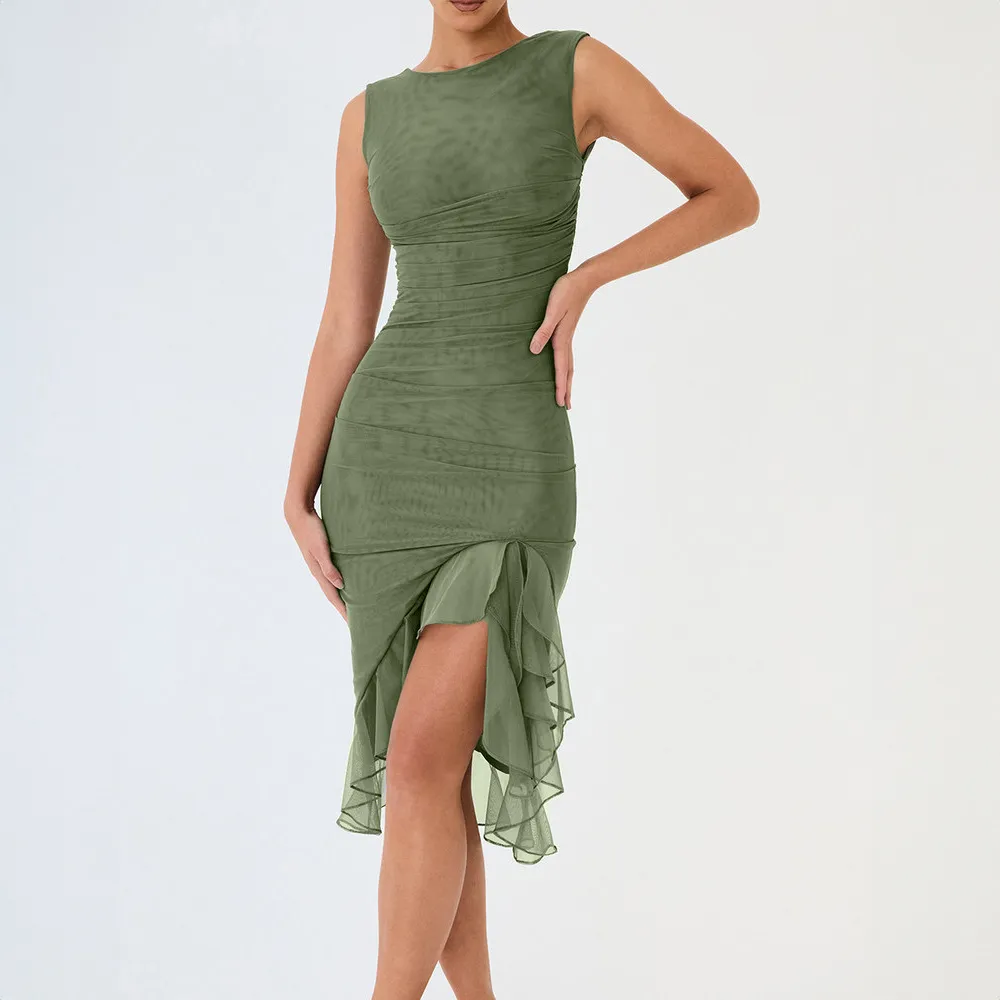 Essential Waist-Controlled Midi Dress