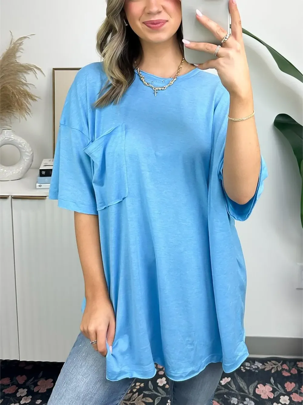 Women'S Raw Edge Boxy Tee
