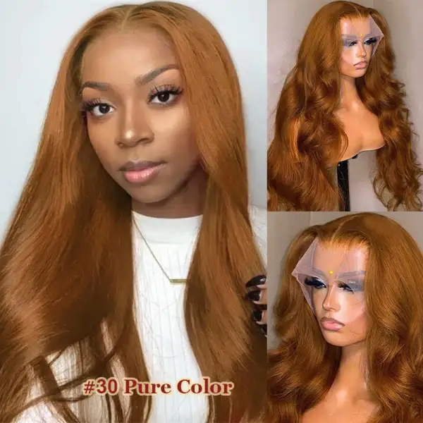 Sale | #30 Brown 13x6 FULL Lace Frontal Wig 16