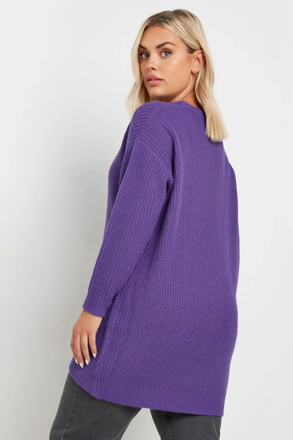 YOURS Curve Pink Essential Knitted Jumper