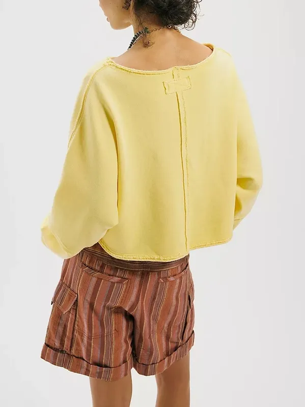 Relaxed Graphic Pullover Top