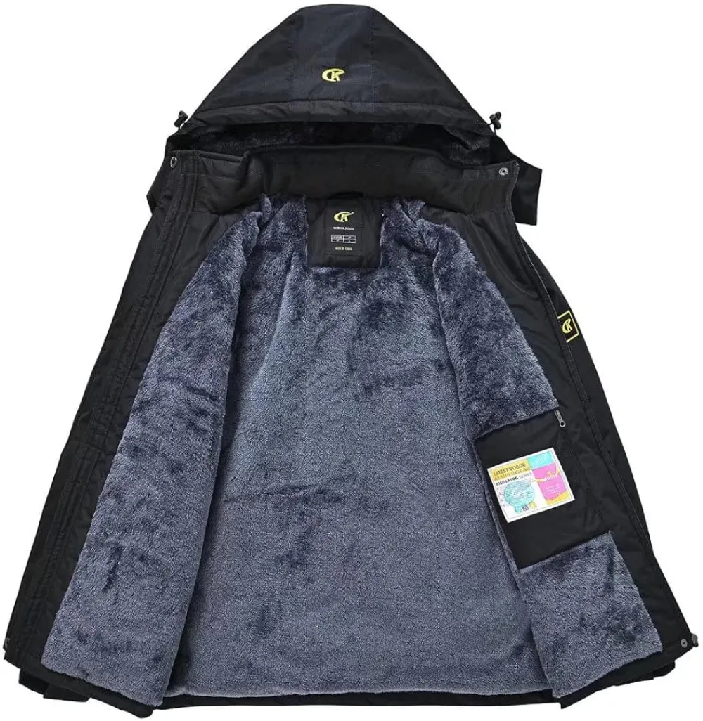 Women's Skiing Snowboarding Jackets Fleece Hood Mountain Snow Coat