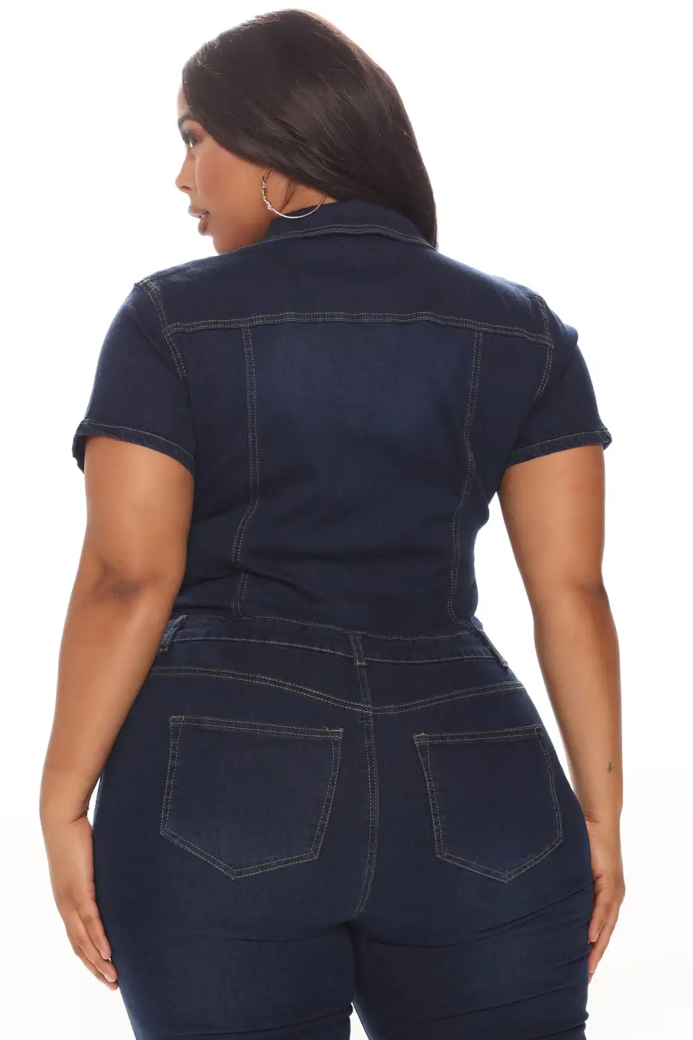 Day Dreaming Denim Jumpsuit - Denim