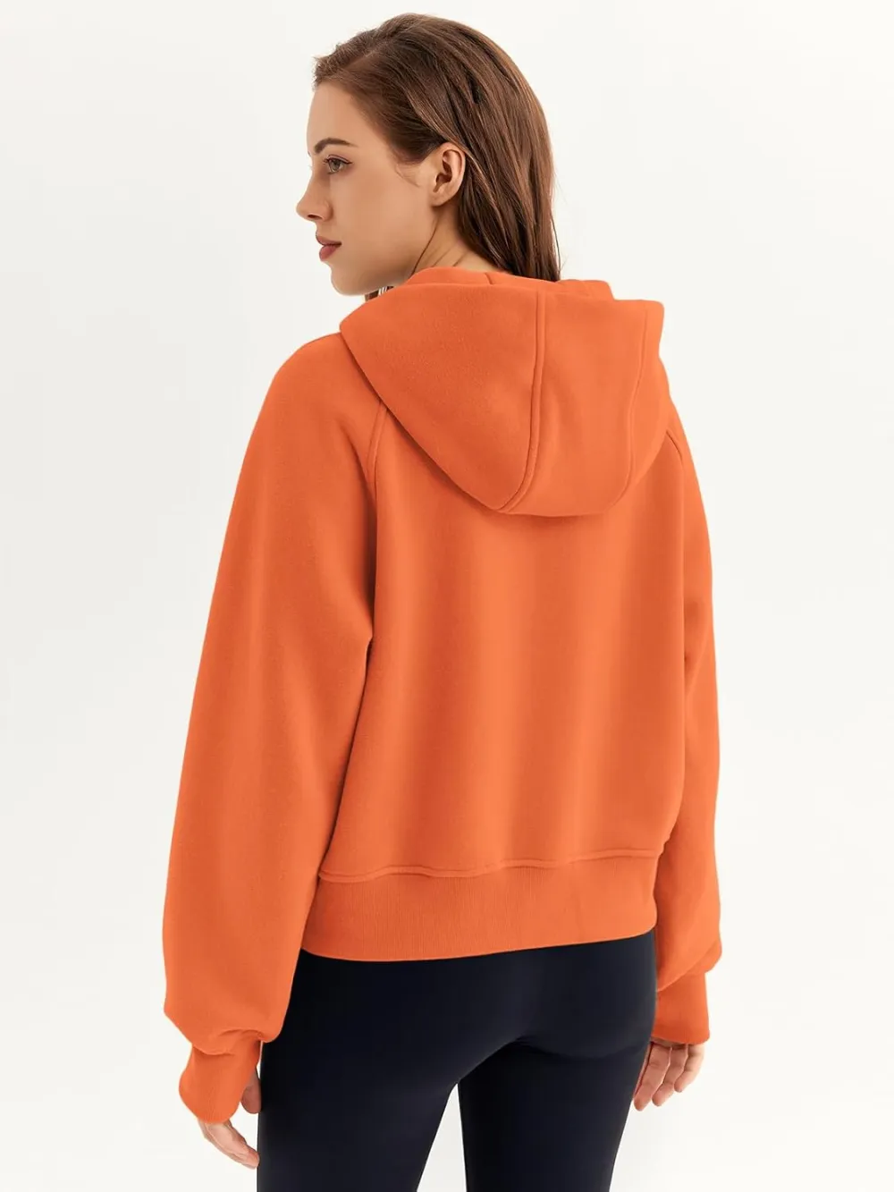 Womens Zip Up Hoodies Fleece Jackets Oversized Sweatshirts Fall Fashion Outfits 2024 Sweaters Winter Clothes