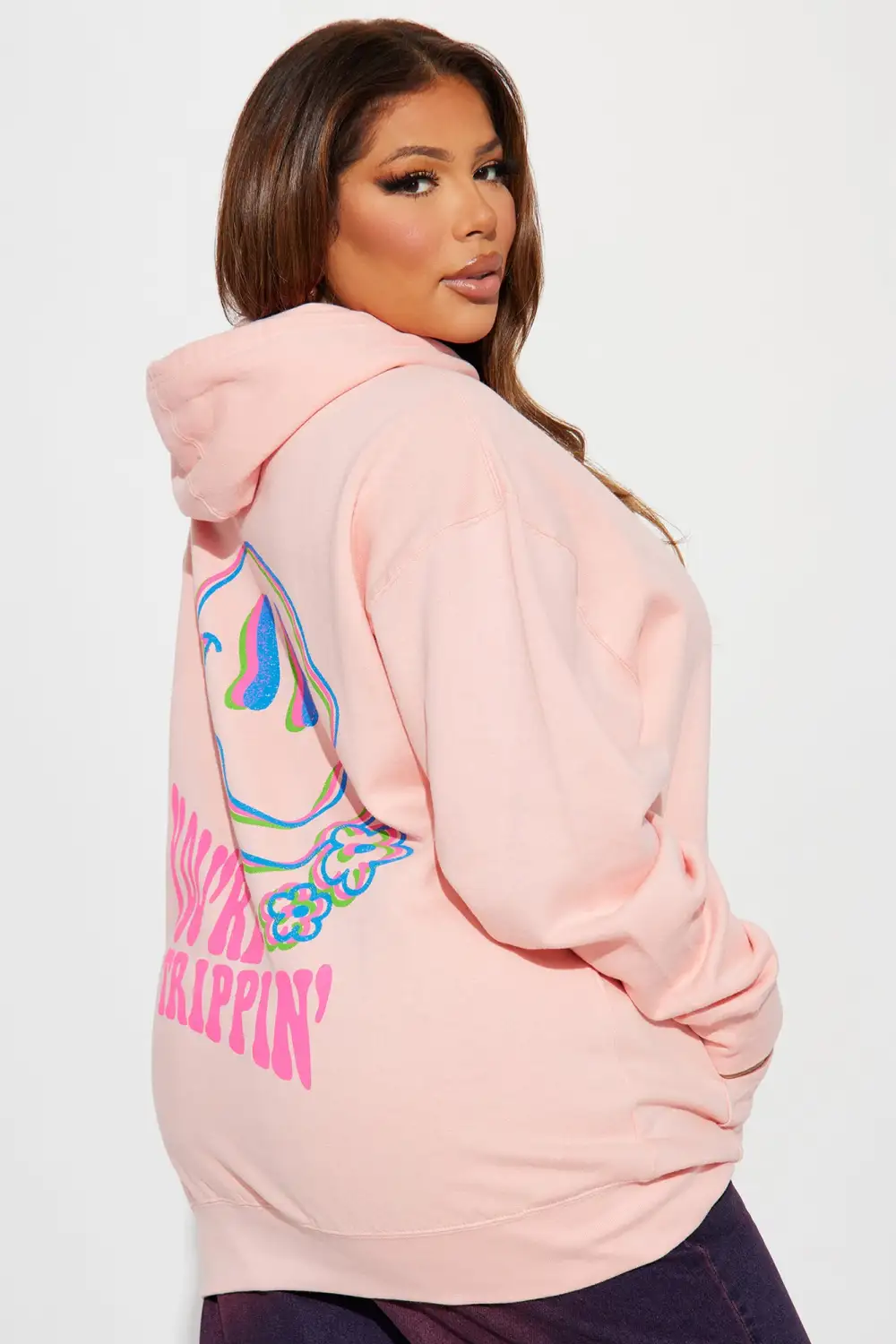 You're Trippin' Hoodie - Pink