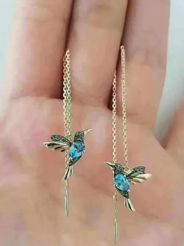 Bejeweled Bird Earrings(⚡Clearance Sale)
