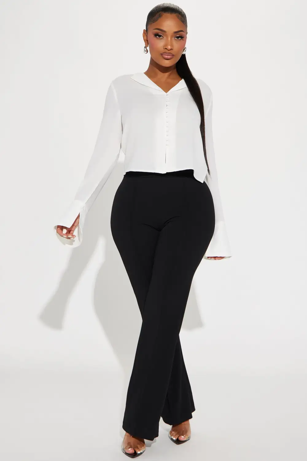 Prim And Proper Blouse Top - White