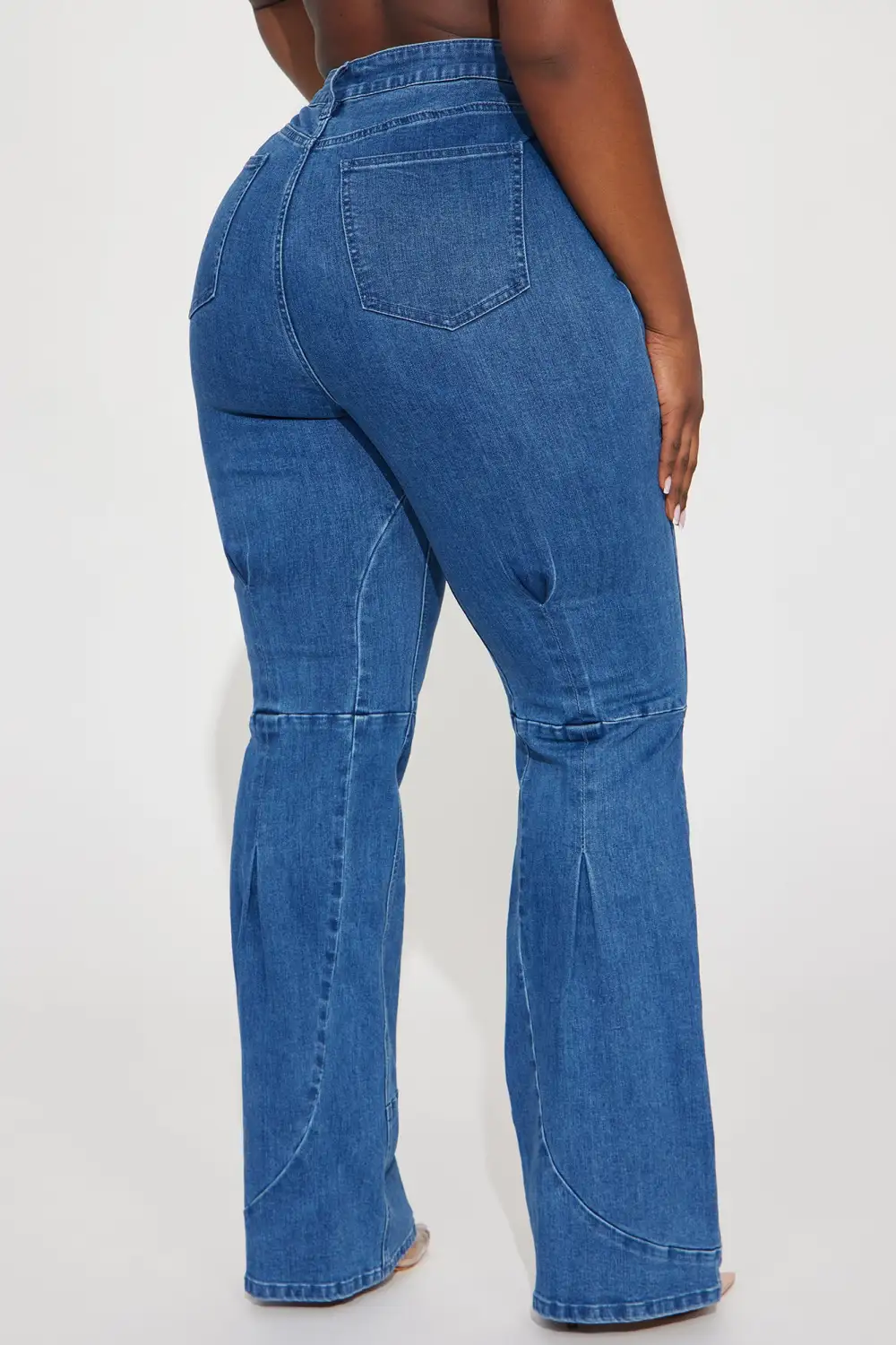 Making Deposits Crossover Stretch Bootcut Jeans - Medium Wash