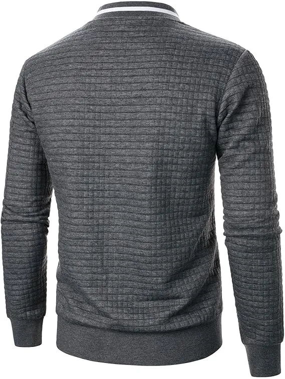 Mens Lightweight Jacket Casual Bomber Jacket Varsity Coat