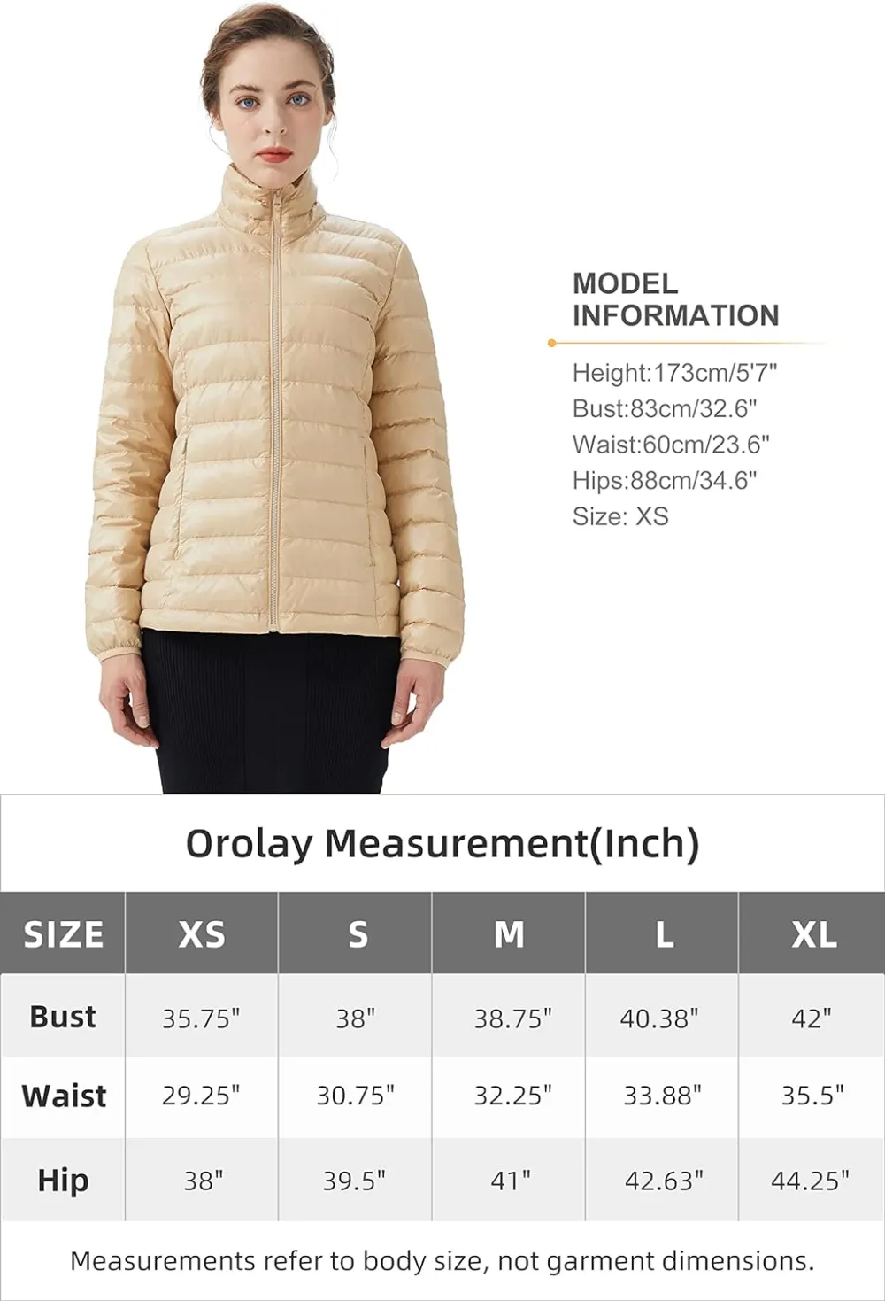 Women's Lightweight Packable Down Jacket Quilted Puffer Coat with Stand Collar