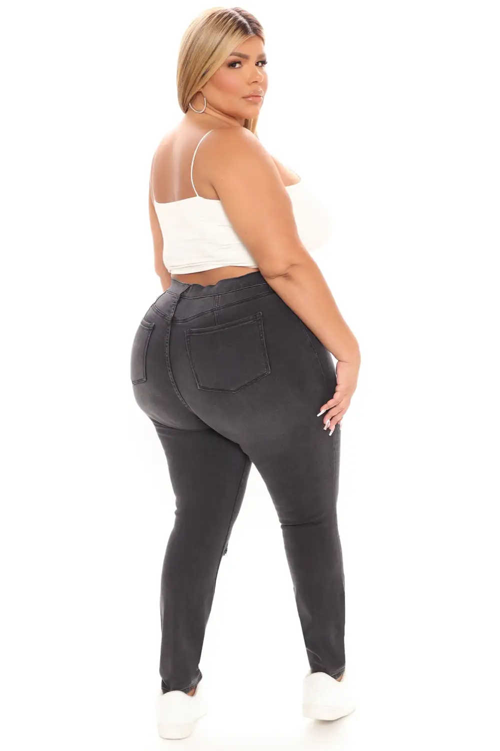 Our Favorite High Rise Skinny Jeans - Grey