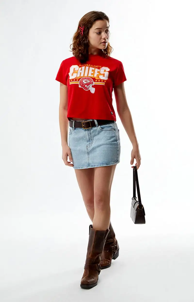WILD COLLECTIVE NFL Wild Collective x PacSun Kansas City Chiefs Mini T-Shirt