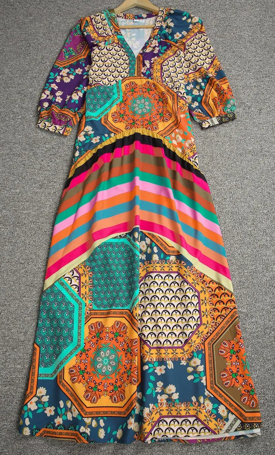 Sing it Louder Printed Maxi Dress