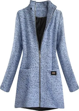 Short blue ladies jacket