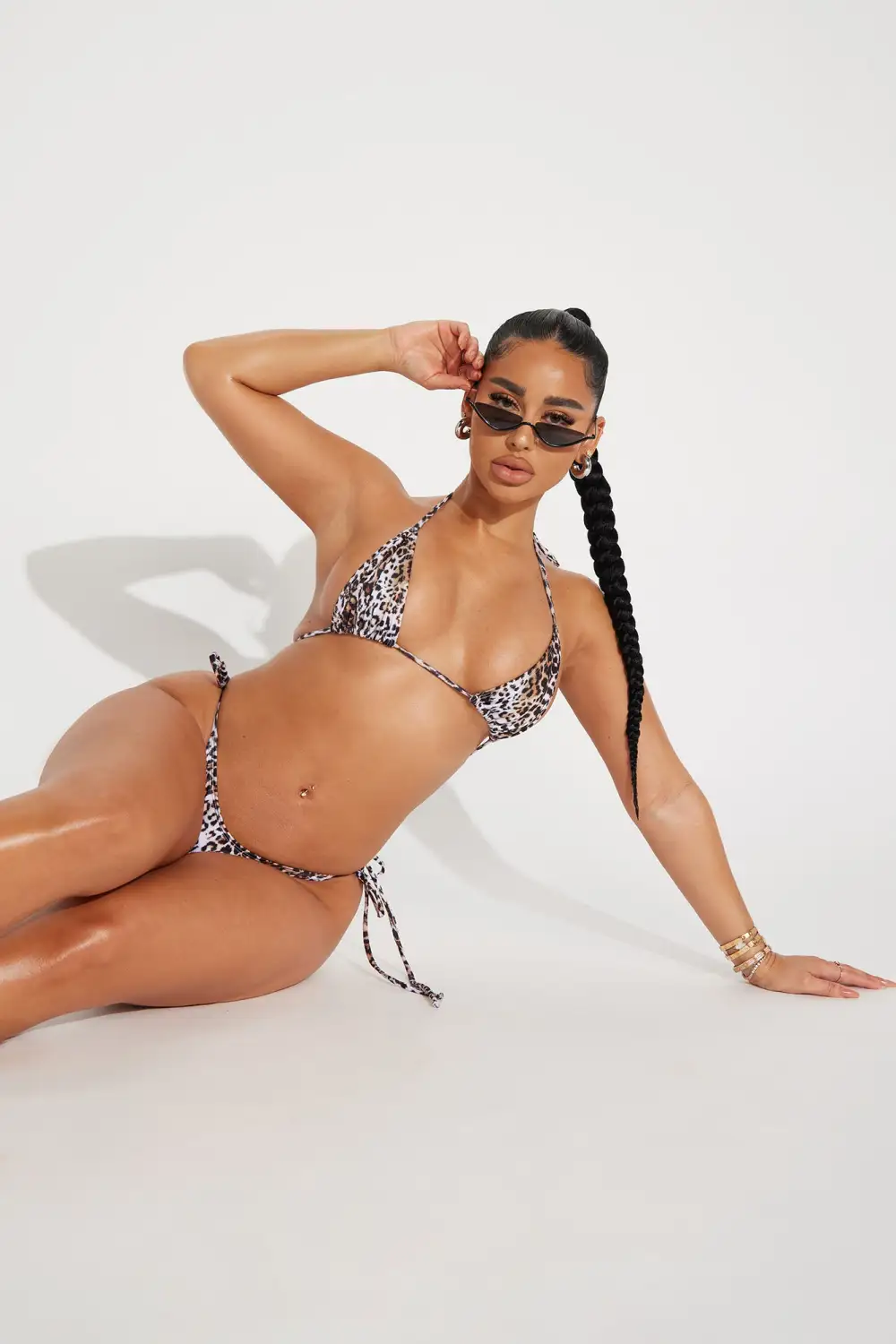 What A Beach Tiny Bikini Set - Leopard