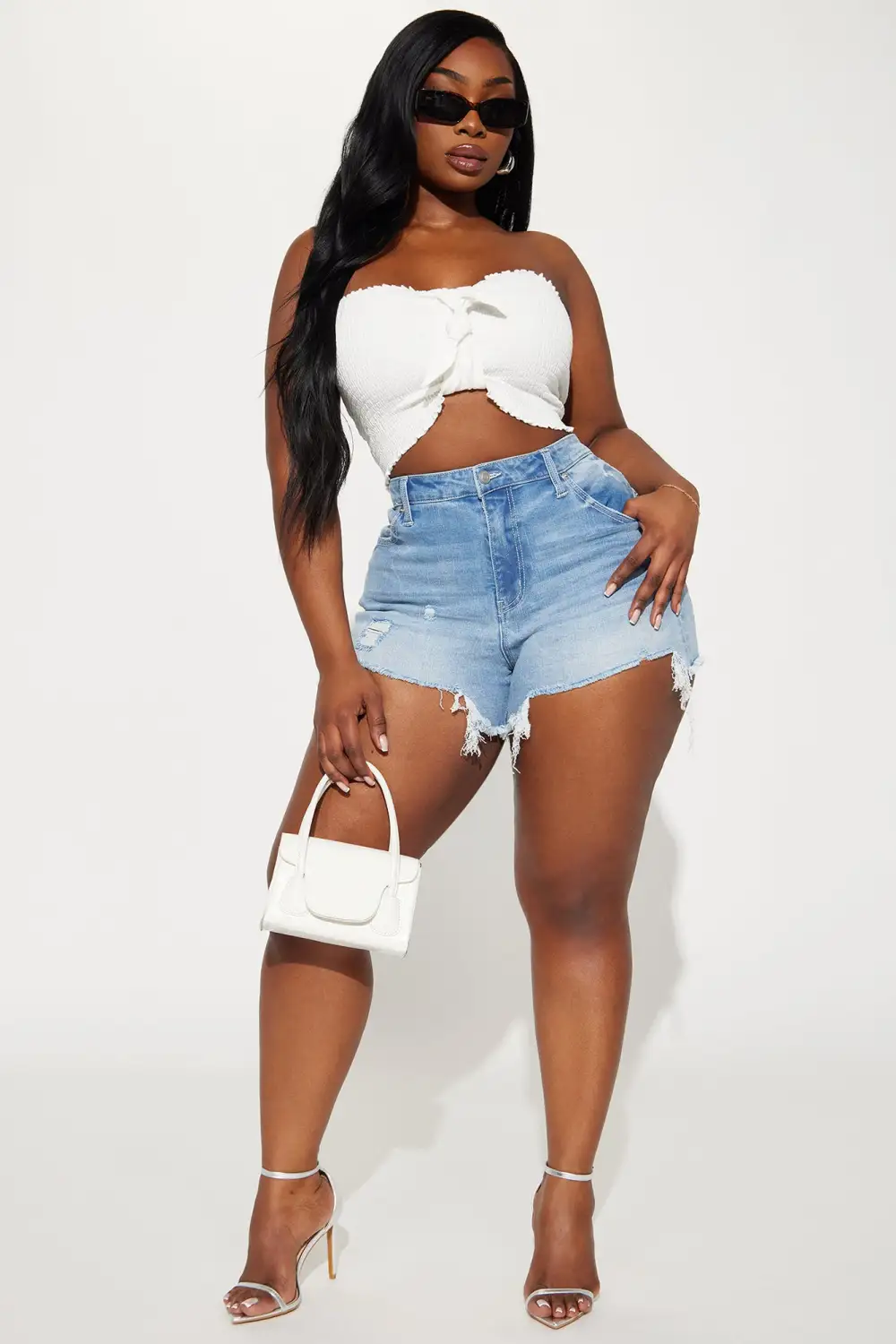 Simplistic Linen Tube Top - White