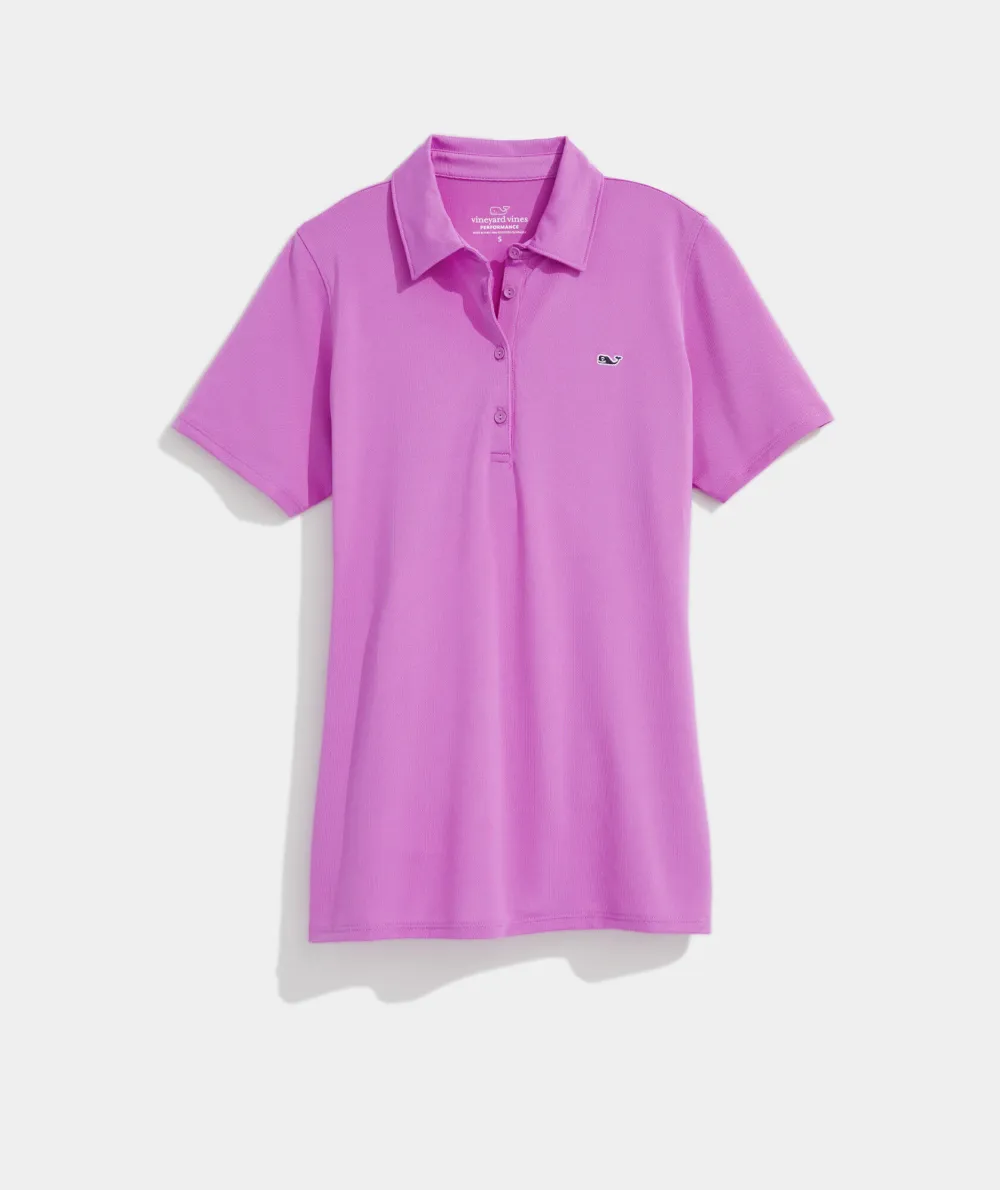 Women's Solid Pique Polo