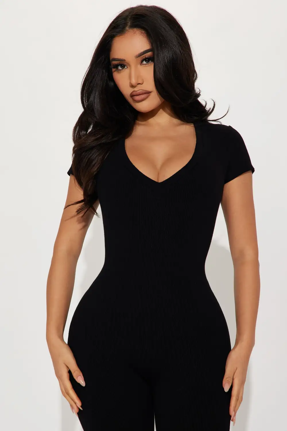 Everly Snatched Jumpsuit - Black