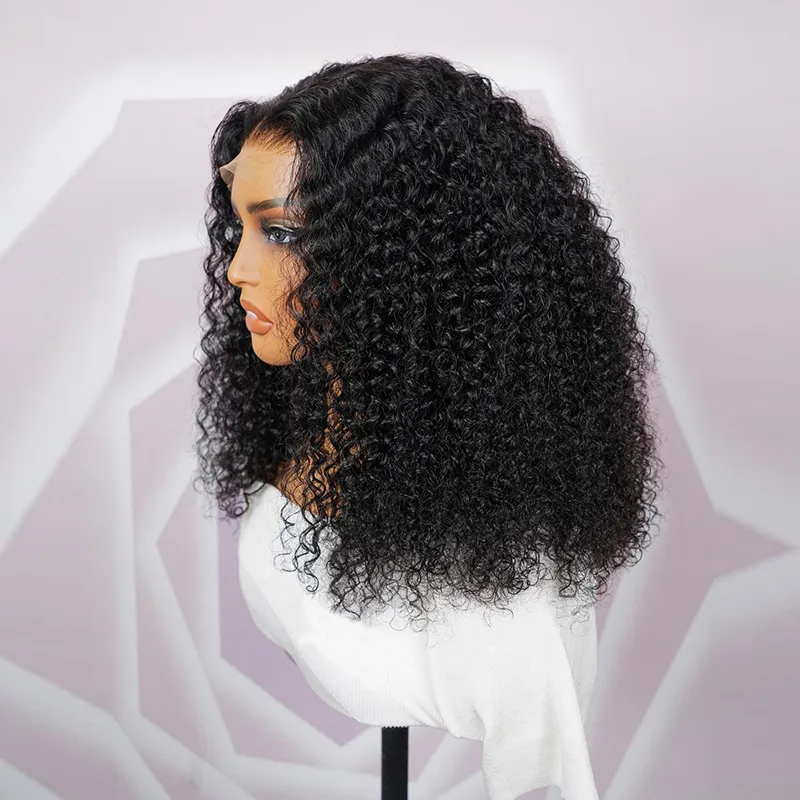 Sterly 250% High Density Super Thick Double Drawn 13×6 Curly Human Hair Wig
