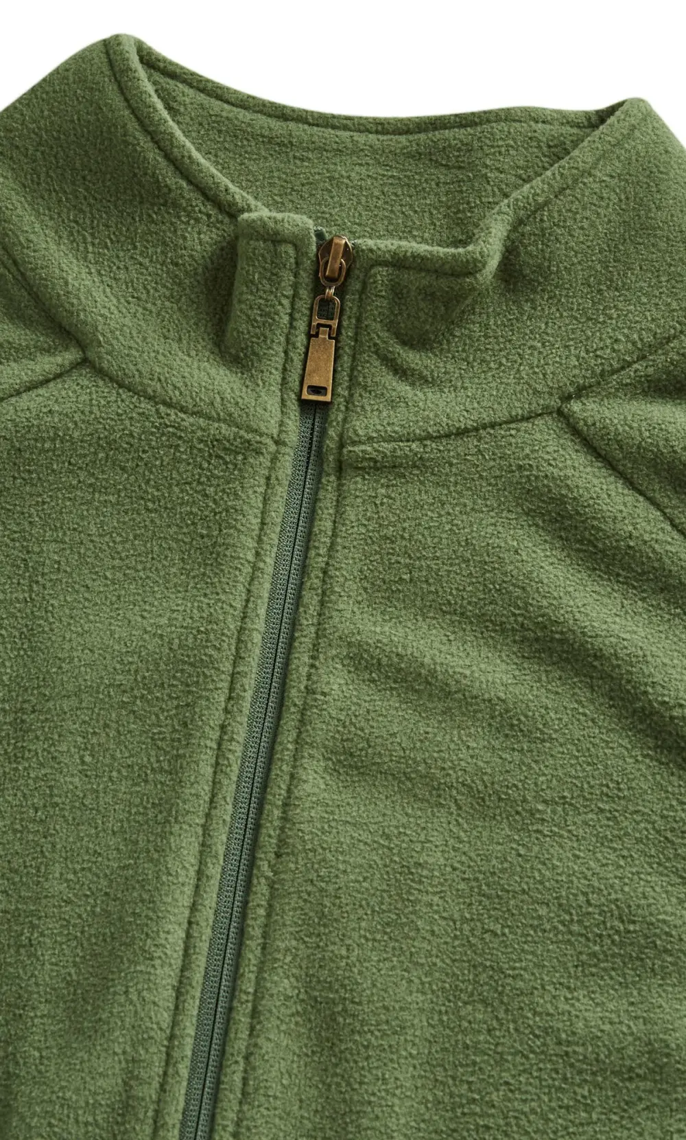 Evans Green Polar Fleece Zip Jacket
