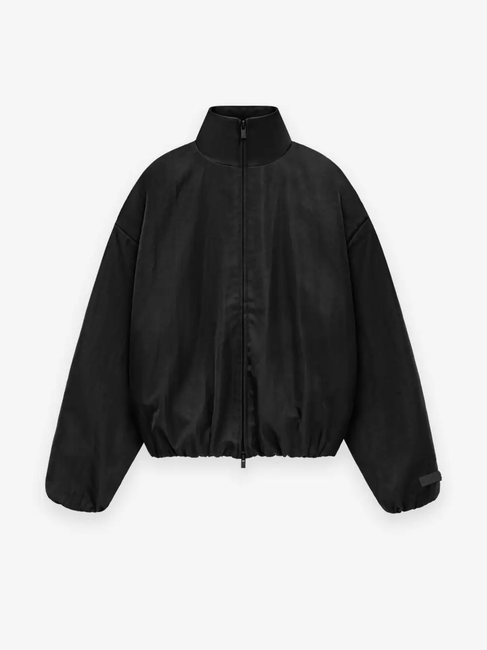 Womens Textured Nylon Track Jacket