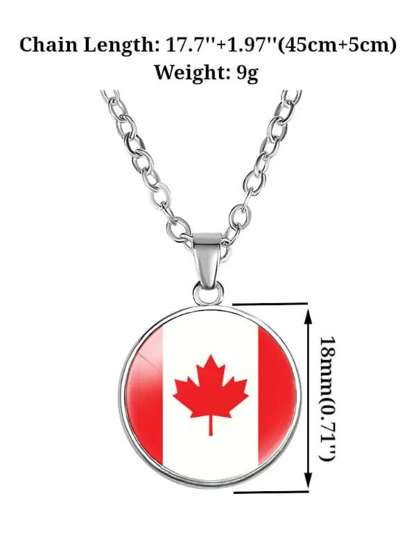 Retro Canada Necklace