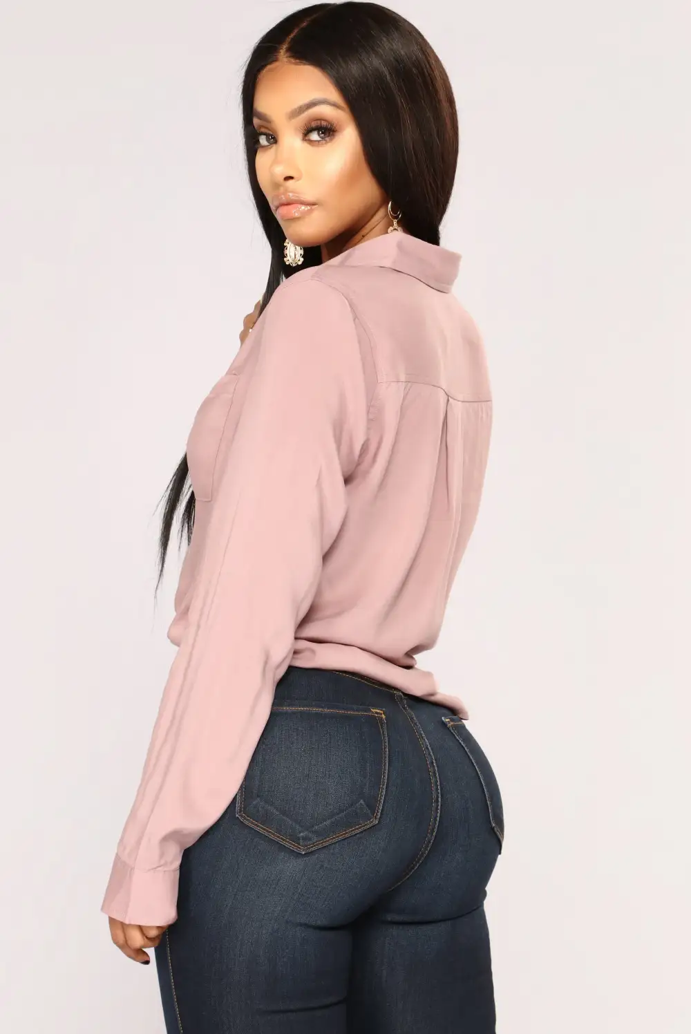 You Better Work Shirt - Mauve