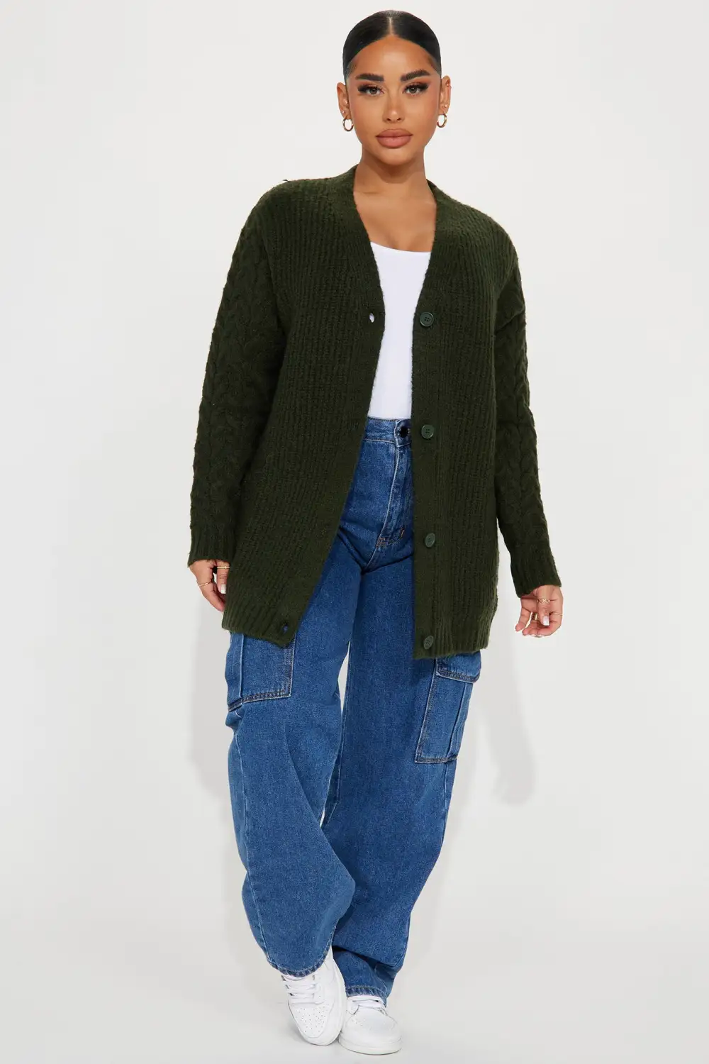 Keoni Cardigan Sweater - Hunter