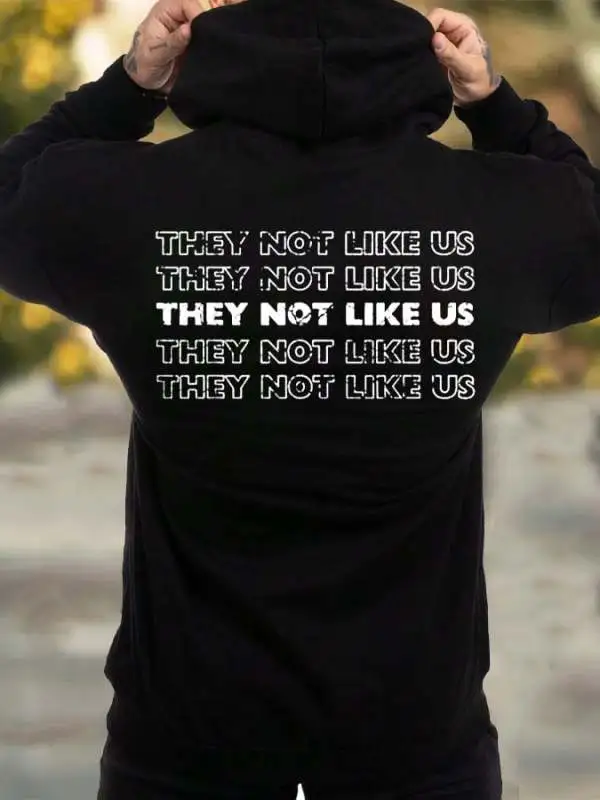 Men's They Not Like Us Casual Hoodie