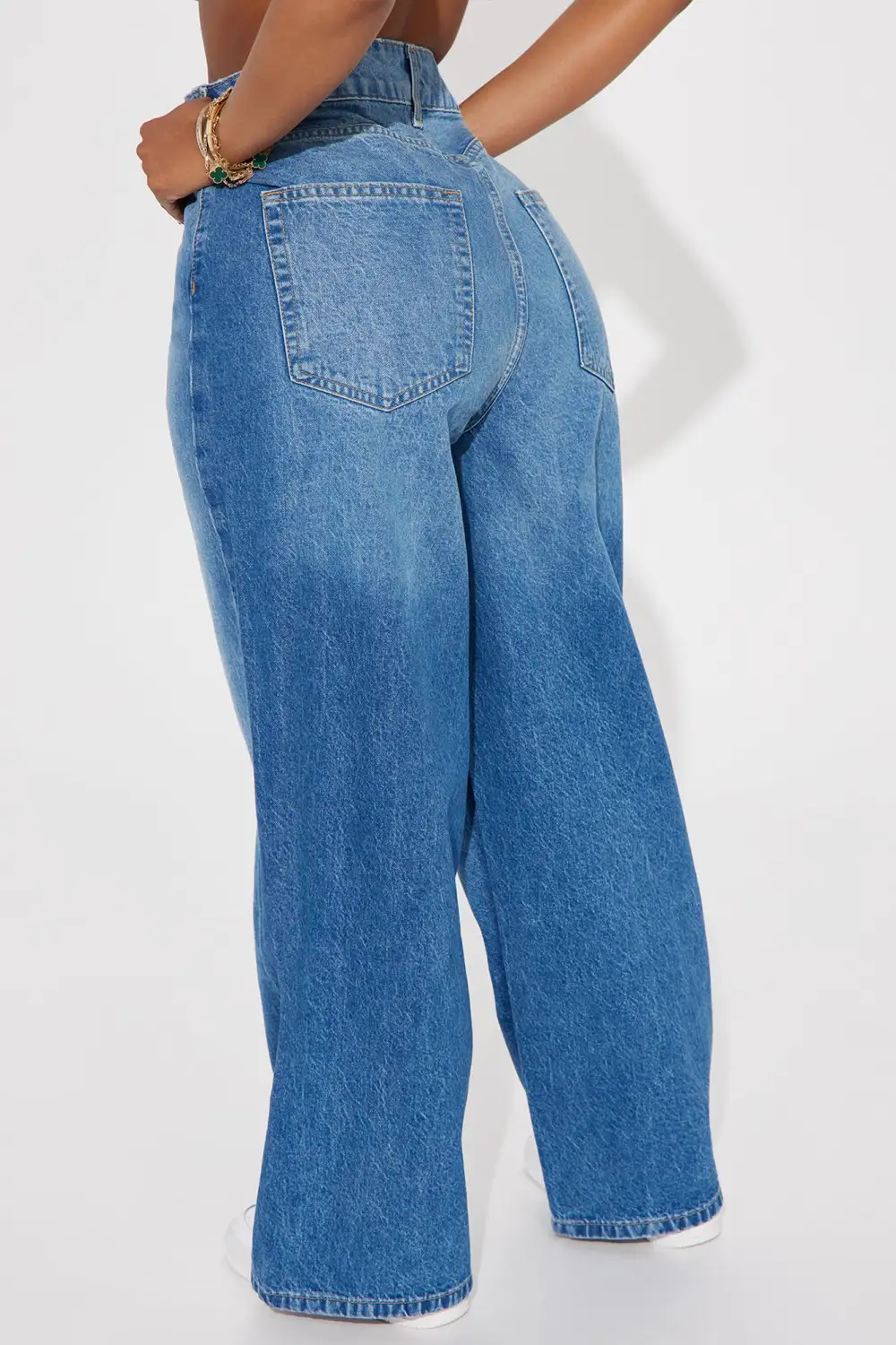 For The Longest Time Wide Leg Jeans - Medium Wash