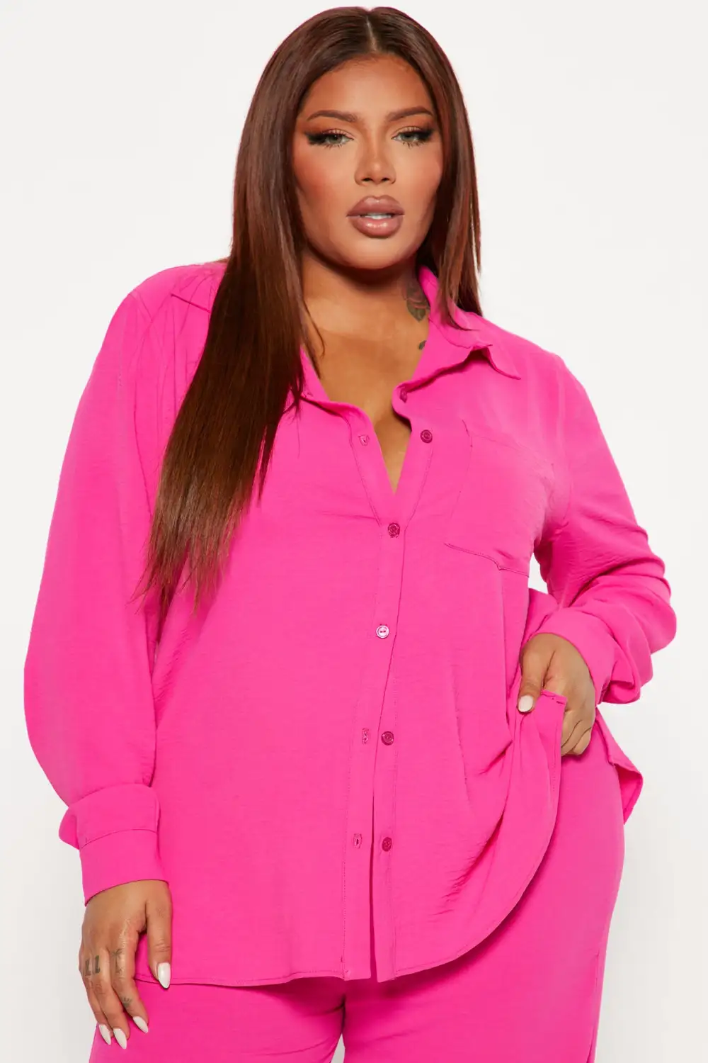 Makenzie Pant Set - Hot Pink
