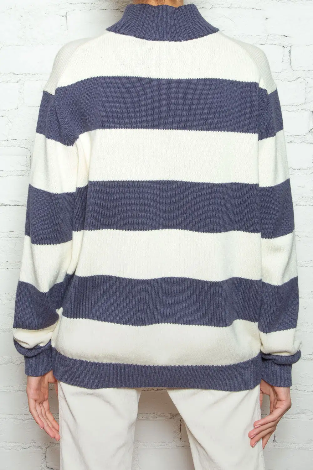 Aleah Cotton Stripe Sweater