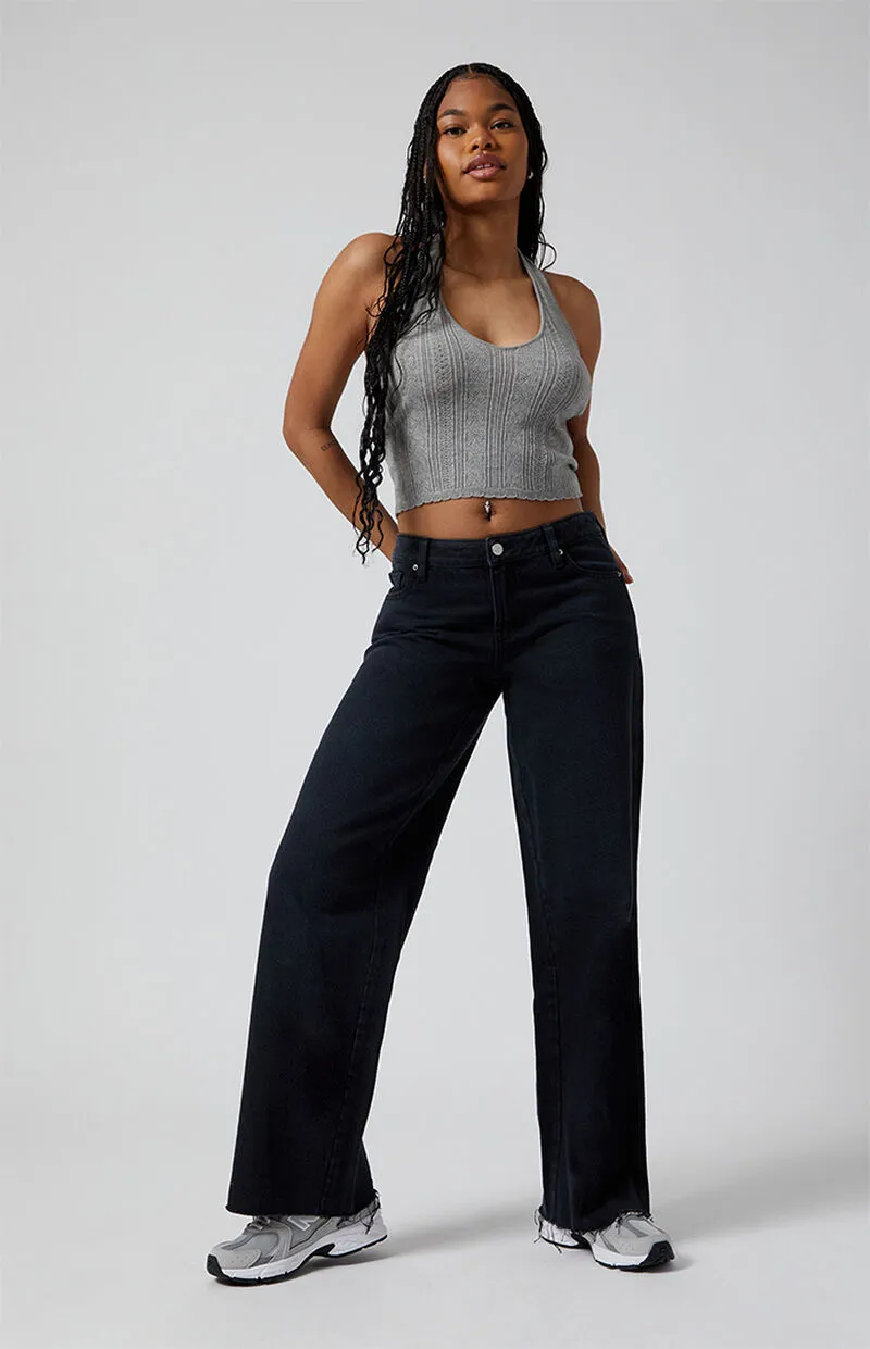 PacSun Casey Low Rise Baggy Jeans Black