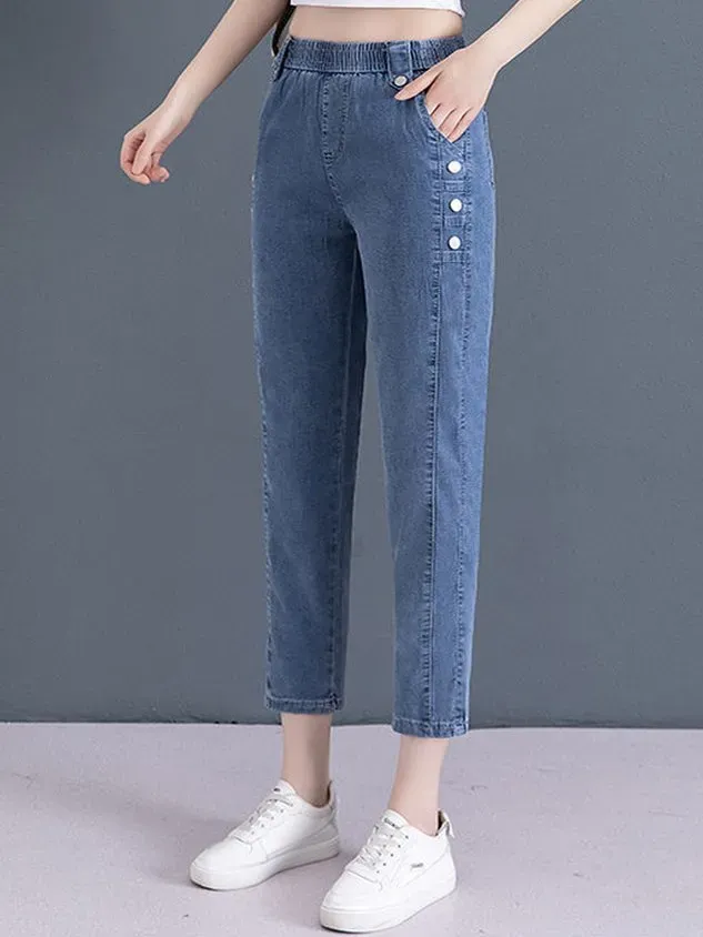 Tight Denim Casual Jeans