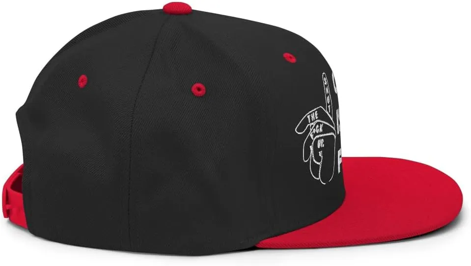 Canada is NOT for Sale Snapback Hat Bold Silence Sign