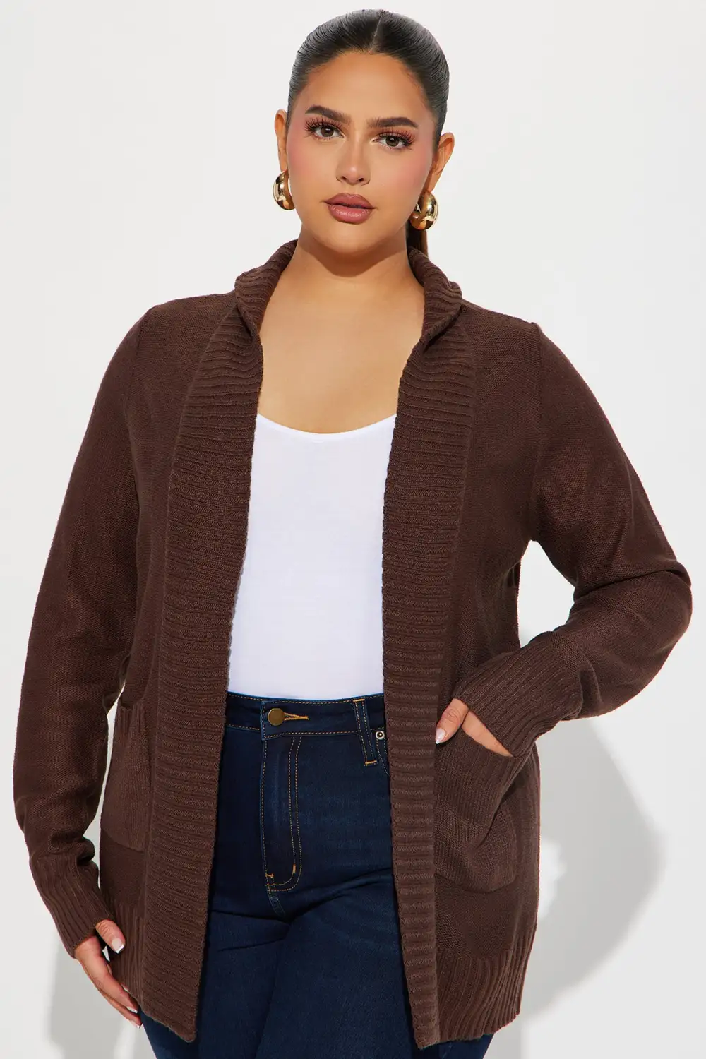 Moments After Cardigan - Chocolate