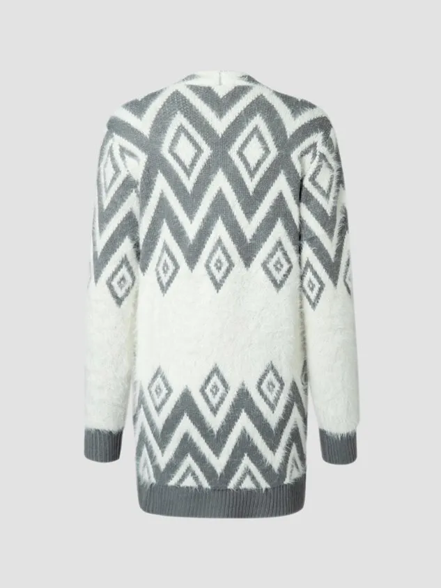 Geometric Vintage Cardigan