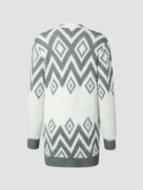 Geometric Vintage Cardigan