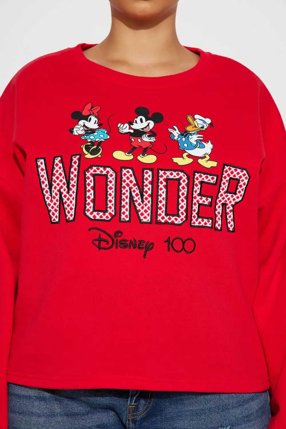 Disney 1OO Sweatshirt - Red