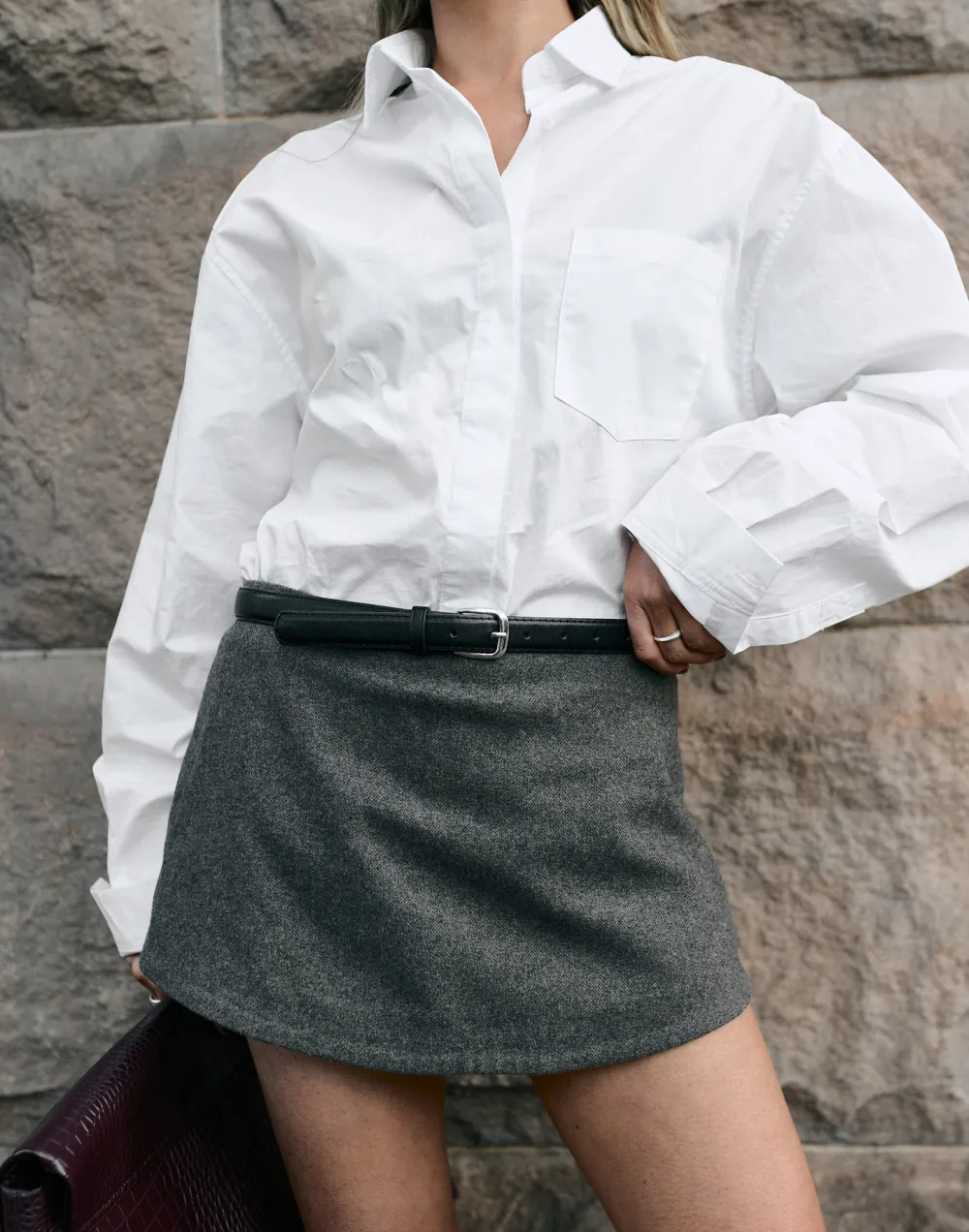 Fashionable And Simple Suit Skirt